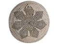 Miniatyrbild 5 av 11: Uppsättning med 3 väggdekorationer Ljus Naturligt sjögräs Dekorativa hängande tallrikar Korgar Handgjorda Afrikansk stil