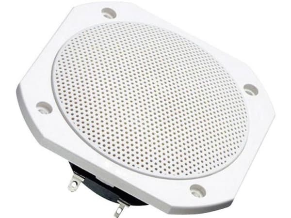 Visaton VS-FRS10WP/8W, 25 W, 50 W, 8 O, 90 - 19000 Hz, Hvit, 115 mm