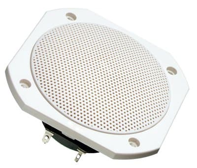Visaton VS-FRS10WP/8W, 25 W, 50 W, 8 O, 90 - 19000 Hz, Hvit, 115 mm