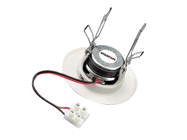 Visaton VS-DL5, 4 W, 10 W, 8 O, 150 - 20000 Hz, Valkoinen, 34,5 mm