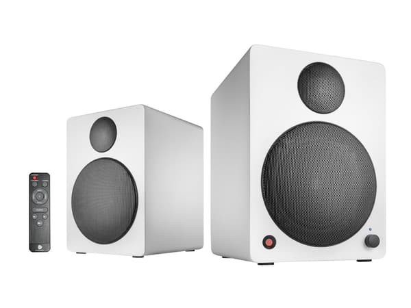 Wavemaster Cube Neo - Högtalare - bokhylla - trådlös - Bluetooth - 50 Watt (Total) - 2-vägs - vit