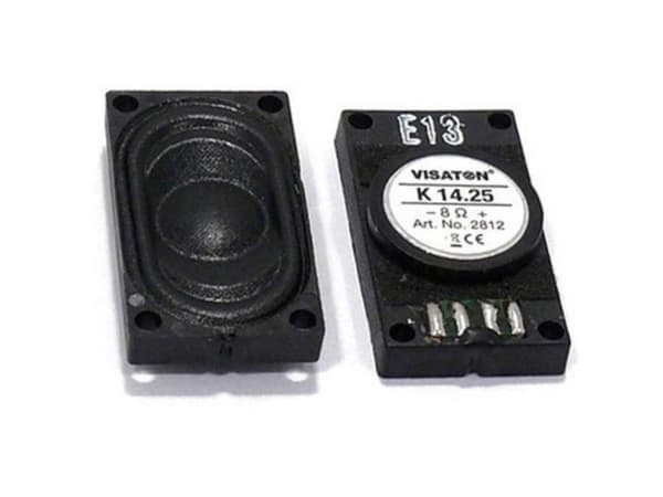 Visaton K 14.25, 1.0 kanaler, Koblet med ledninger (ikke trådløs), 1 W, 500 - 20000 Hz, 8 O, Svart