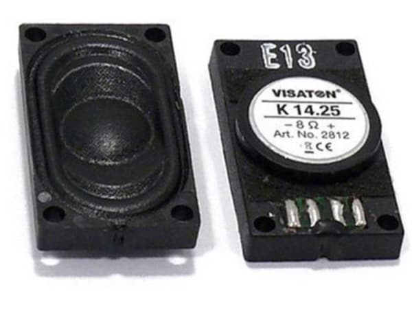 Visaton K 14.25, 1.0 kanaler, Koblet med ledninger (ikke trådløs), 1 W, 500 - 20000 Hz, 8 O, Svart