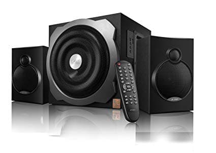 Tietokonekaiuttimet Fenda F&amp;D A521X 2.1 multimediakaiuttimet, 52W RMS (16Wx2+20W), 2x4" satelliitit + 6.5" subwoofer, BT 4.0 / AUX / USB / FM / k