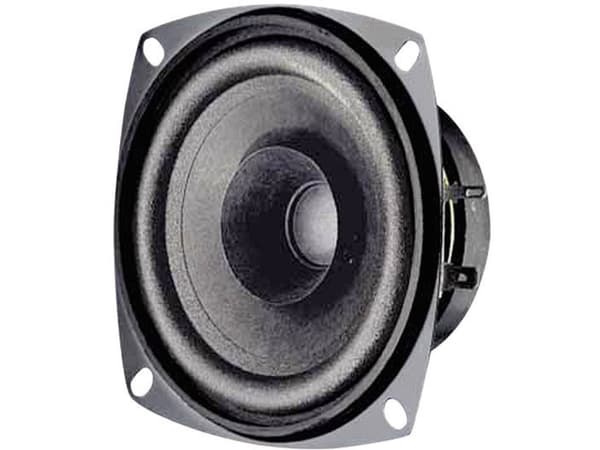 Visaton FR 10, Koblet med ledninger (ikke trådløs), 30 W, 80 - 20000 Hz, 4 O, Sort