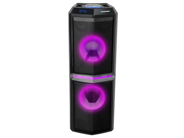 Blaupunkt PS10DB, 1200 W, Ledning & Trådløs, Svart, Knapper, LED, FM Sort