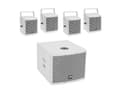 Miniatyrbild 1 av 5: Omnitronic 20000758, Kabel & Trådlös, 130 W, 150 - 20000 hz, 8 O, Vit