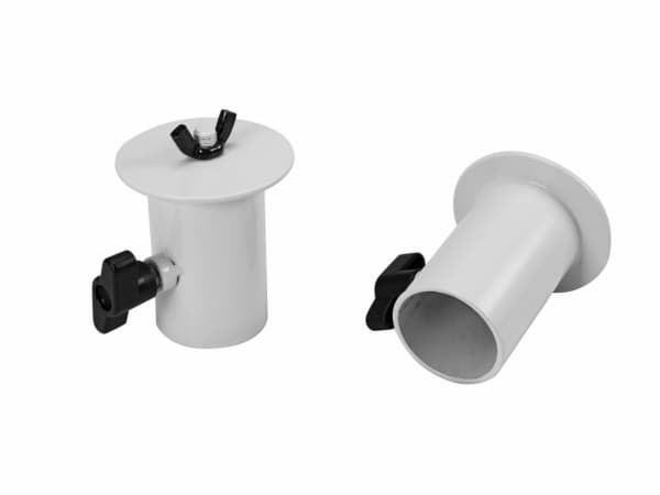 Omnitronic 20000837, Kabel &amp; trådlös, 800 W, 40 - 160 Hz, vit