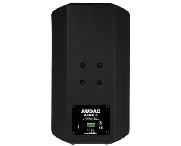 AUDAC XENO8, 2-suuntainen, 1.0 kanavaa, Langallinen, 120 W, 50 - 20000 Hz, Musta