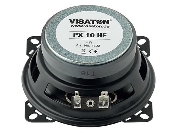 Visaton PX 10 HF, Full rekkevidde, 20 W, Rund, 30 W, 4 O, 70 - 13000 Hz