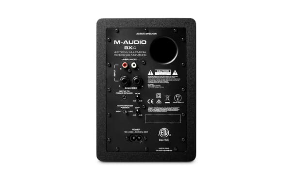 M-AUDIO BX4, Kabel, 50 W, 69 - 22000 hz, Svart