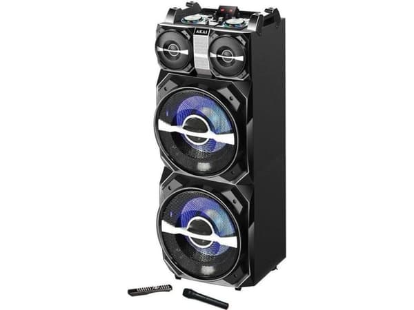 Akai DJ-T5, Gulv, 300 W, 20 - 20000 Hz, Sort, LED, 230 V
