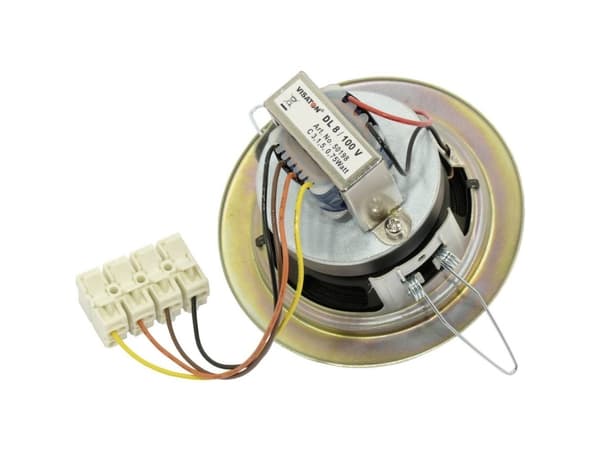 Visaton DL 8, 1.0 kanaler, Kabel, 3 W, 90 - 18000 hz, Vit
