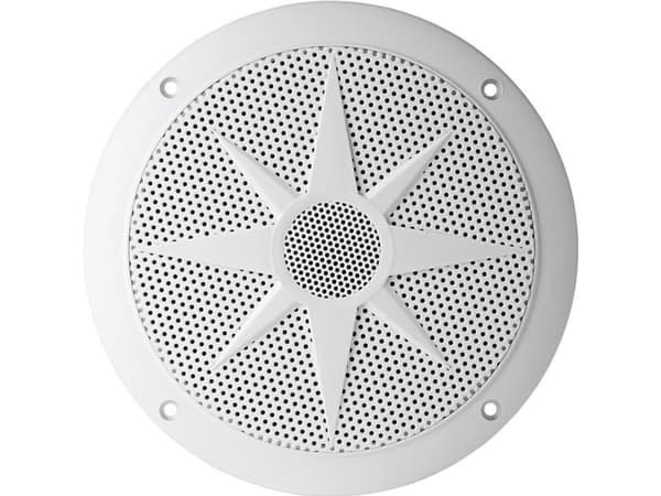 Visaton FX 16 WP, 1-veis, 1.0 kanaler, Koblet med ledninger (ikke trådløs), 80 W, 60 - 200000 Hz, Hvit