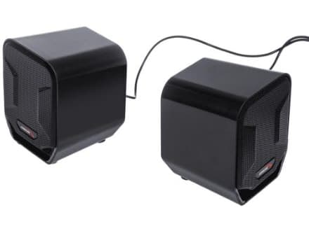 Audiocore AC865, 2-suuntainen, 2.0 kanavaa, Langallinen, 3 W, Musta