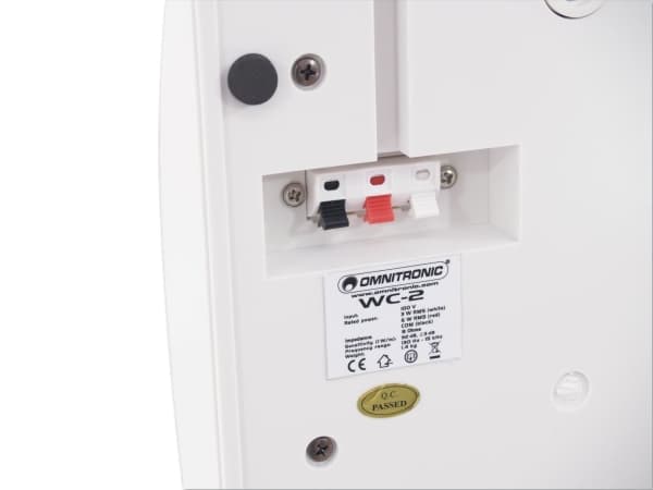 Omnitronic 80710503, Full rekkevidde, Koblet med ledninger (ikke trådløs), 6 W, 130 - 15000 Hz, Hvit