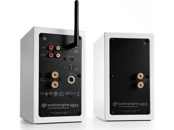 Audioengine HD3, 2.0 kanaler, Kabel & Trådlös, 15 W, 65 - 22000 hz, Vit