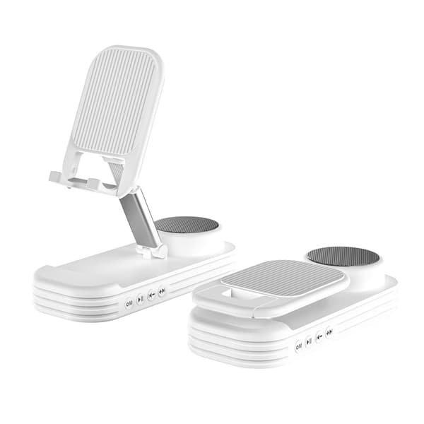 Trådløs Bluetooth-høyttaler med Justerbart Mobilstativ – 9T Batteritid