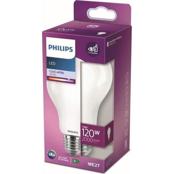 Philips LED-lampa Motsvarande 120W E27 Kallvit Ej dimbar, glas