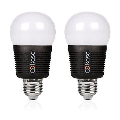 Veho Kasa Bluetooth Smart LED-lampa - Smartphonekontrollerad - Dimbar - Färgbyte - Edison E27 Twin Pack - 7,5W (VKB