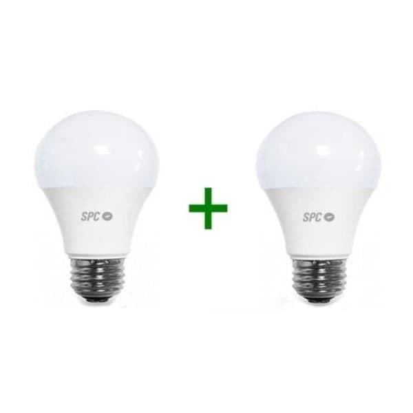 SPC Aura 1050 Wifi 10 W E27 75 W 2700K - 6500K Smart Bulb (2 enheter)