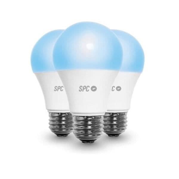 Chip glödlampa SPC 6111B Aura 800 Wifi 10 W E27 75 W 2500K - 6500K (3 enheter)