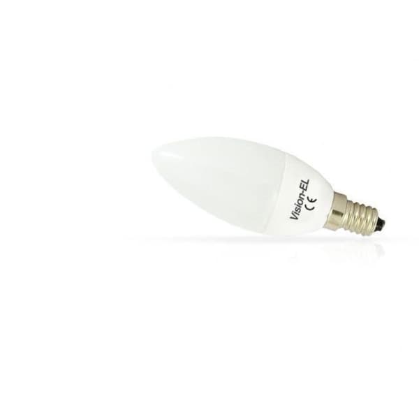 Ampull LED - VISION-EL - E14 - Neutral vit - 6W - 510 lm