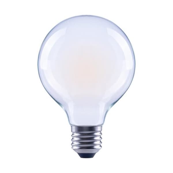 Tråd glödlampa. LED, E27, 470lm refill. 40W, förstärkare. globe, G80, mate, blc chd Vit