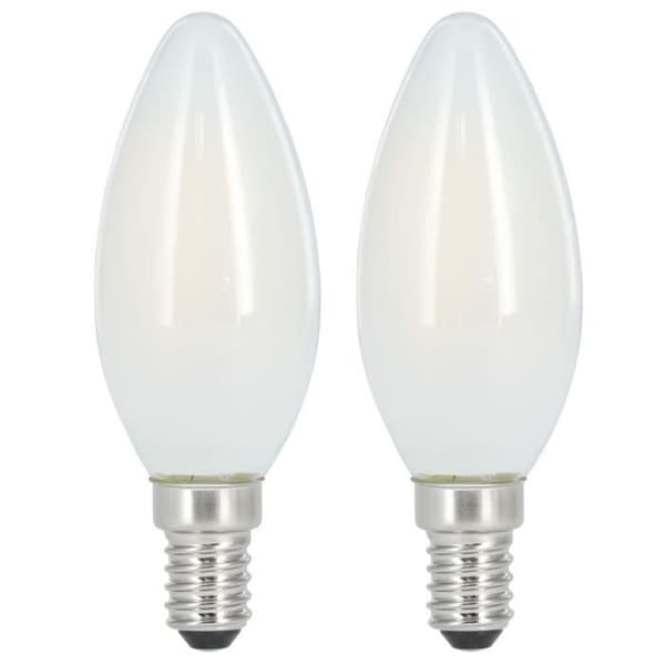 Filam glödlampa. LED, E14, 470lm refill. 40W, förstärkare. bud., mte, blc chd, 2p. Vit