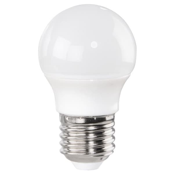 LED-lampa, E27, 470lm utbyte 40W, förstärkare. drop, matt, blc chd Vit