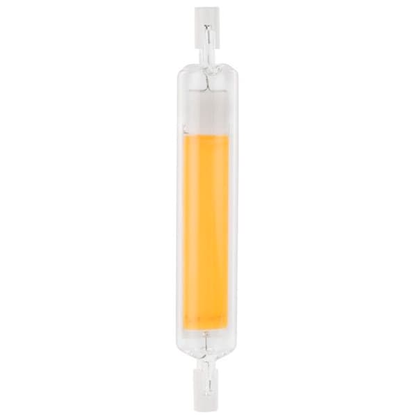 LED-lampa, R7s, 1055lm ersättning, 75W, ficklampa, varmvit Transparent