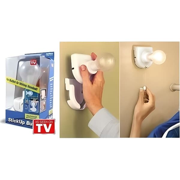 Bärbar trådlös batteridriven glödlampa - LED - Utomhus