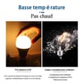 Miniatyrbild 3 av 4: Set med 10 LED-lampor E27 9W eq 60W 806lm (Cool white 6400K)