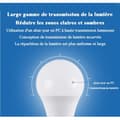 Miniatyrbild 4 av 4: Set med 10 LED-lampor E27 9W eq 60W 806lm (Cool white 6400K)