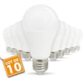 Miniatyrbild 1 av 4: Set med 10 LED-lampor E27 9W eq 60W 806lm (Cool white 6400K)