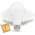 Miniatyrbild 1 av 4: Set med 10 LED-lampor E27 9W eq 60W 806lm (neutralvit 4000K)