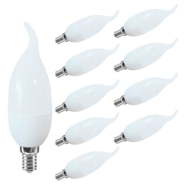 LED-lampa E14 5W Kallvit 6500K Flamespetsljus - Märke - Ekvivalent effekt 65W - LED-teknik