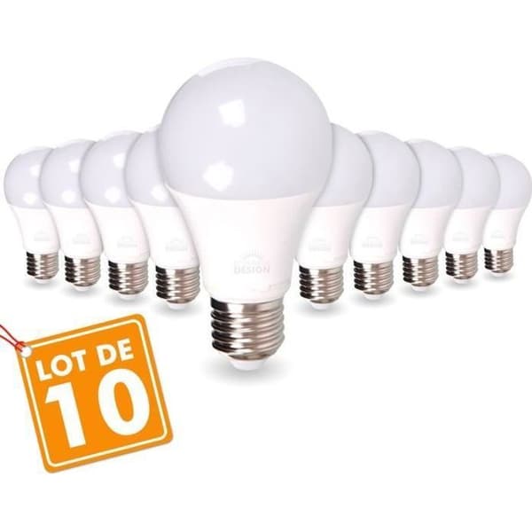 MASSOR med 10 LED-lampor E27 14W Eq 100W (Varmvit 2700K)