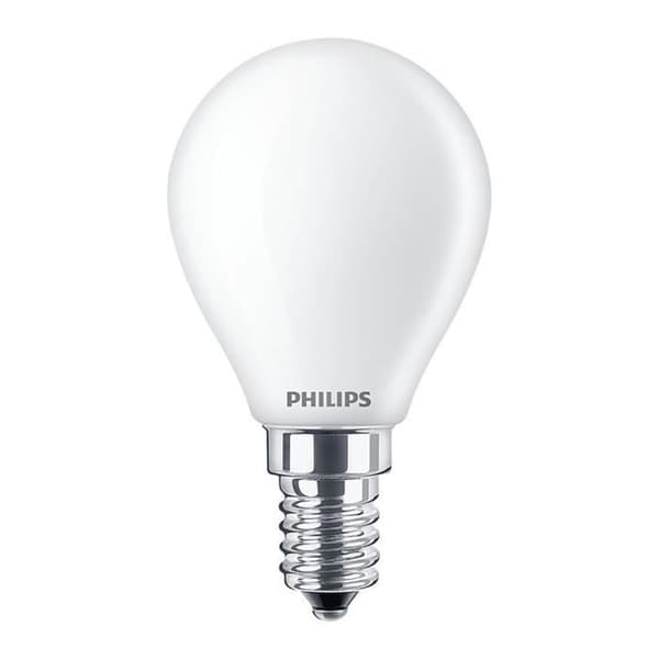 Philips Corepro LEDluster E14 Frosted Ball LED-lampa 6,5W 806lm - 827 Mycket varm vit | 60W motsvarande