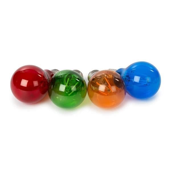 LED glödlampssats - Velleman - A60 - Färgat glas - Röd
