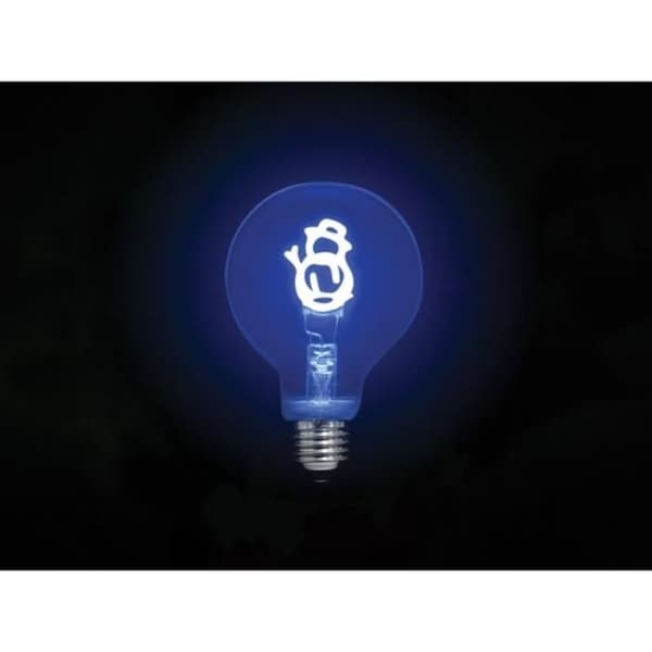 Dekorativ LED-lampa snögubbe guldtråd 2W E27 60lm 25000h - VELLIGHT