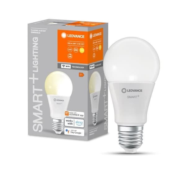LED-lampa - LEDVANCE - SMART+ WIFI - 9W - 806lm - E27 bas