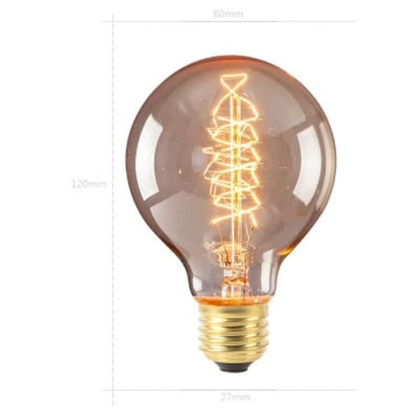 220V-240V Edison Bulb E27 Retro Vintage Lamp Bulb Incande Christmas db059