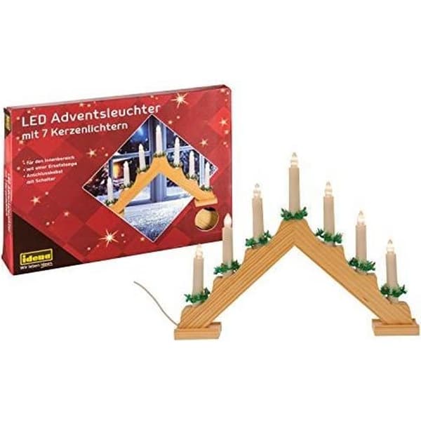 Idena 8582088 Arc Advent Ljusstake 7 lampor Vanlig 8582088
