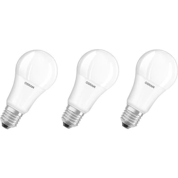 OSRAM Set med 3 E27 Standard Frostade LED-lampor 14W Motsvarar 100W Varmvitt