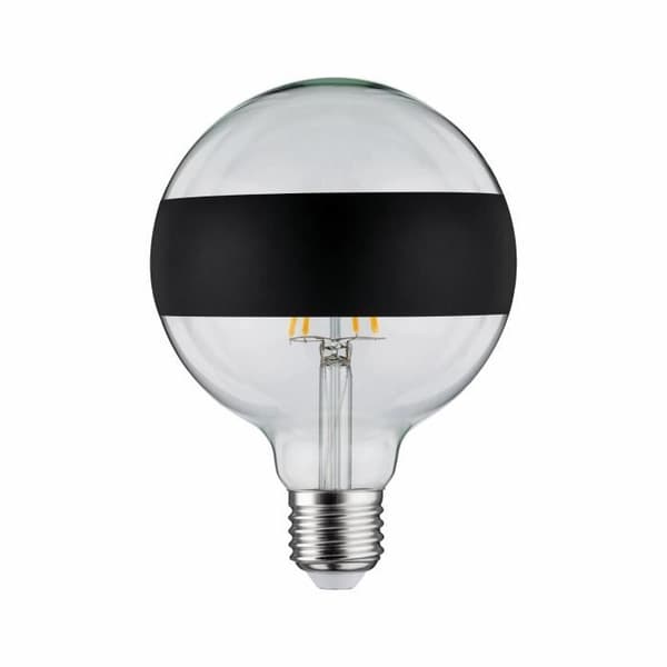 Paulmann G125 E27 reflekterande ring LED-lampa - mattsvart reflekterande ring - 6,5W/230V