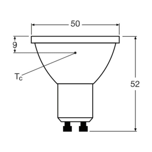 Ledvance LED PAR16 GU10 Reflektor 7W 575lm 36D - 940 Kallvit | Bättre färgåtergivning - Dimbar - 80W ekvivalent