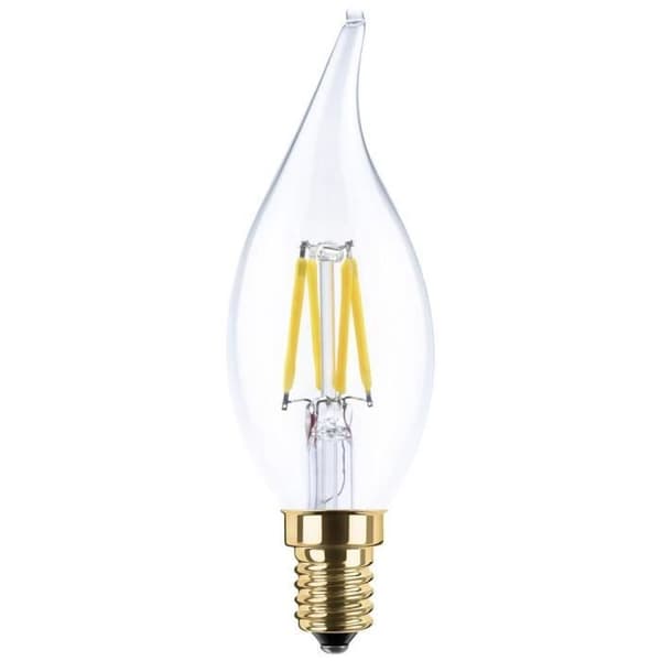 Ampull LED - SEGULA - Vindsäker Ljuslykta - E14 - 3W - Varma vita - 30000h
