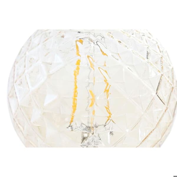 LED-glas och aluminiumlampa DKD Home Decor