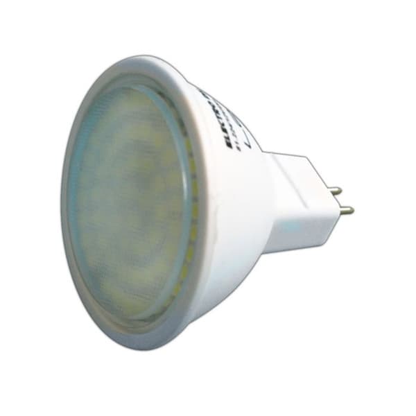 Ampull SMD med 60 LED, 12 V AC/DC, MR-16. Electro DH 81.224/12V/DIA 84305555214151524